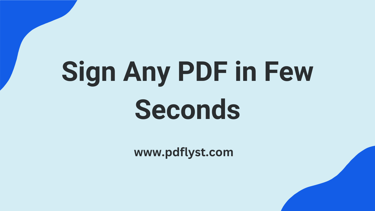 How to sign PDF online